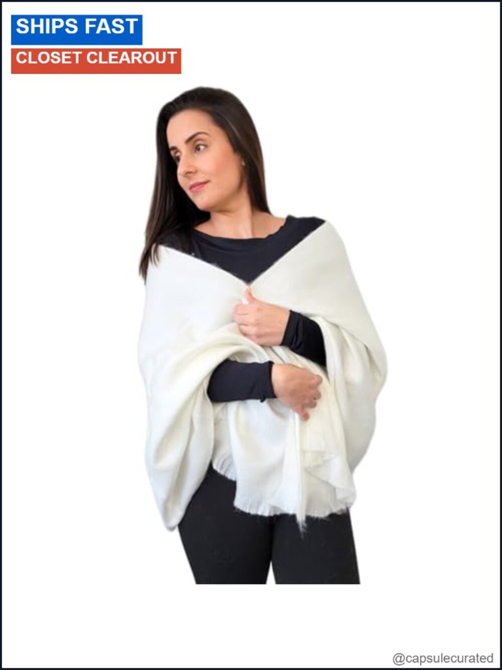 Alpaca Wool Blend Shawl Wedding Wrap Pashmina Soft Warm Handmade